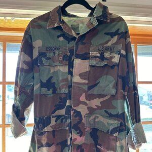 Vintage Military Camo Jacket